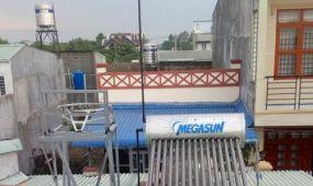 Giải pháp thi công lắp đặt máy nước nóng Megasun trên mái tôn